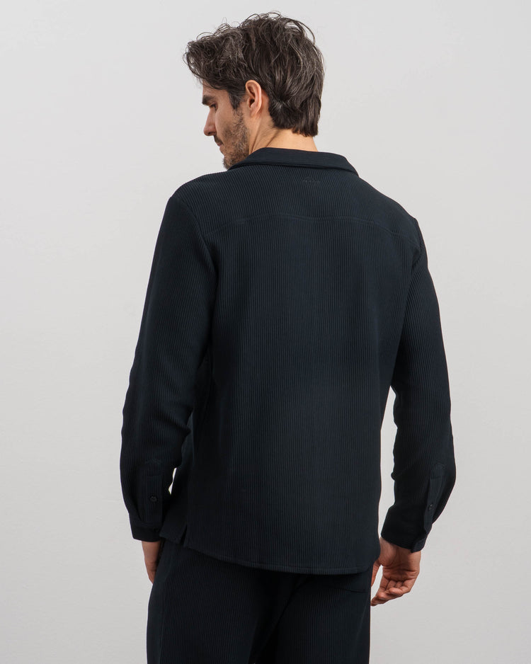 Plissee Shirt (black)