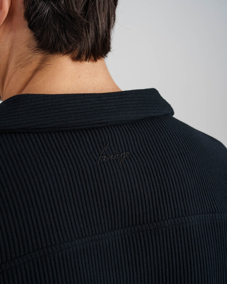 Plissee Shirt (black)