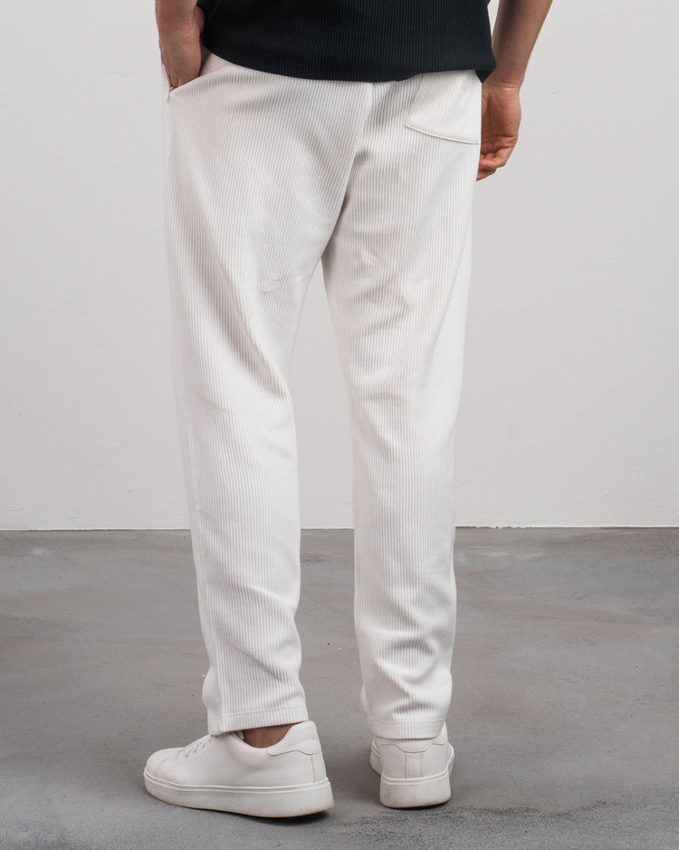 Plissee Pants (White)