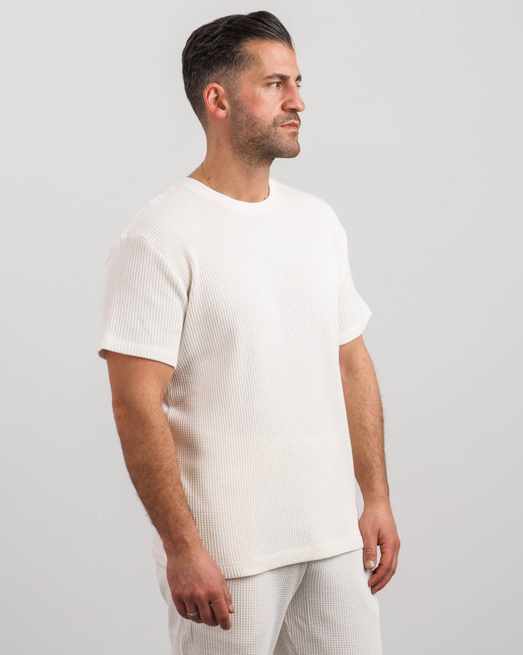 Waffle T-Shirt (Off-White)