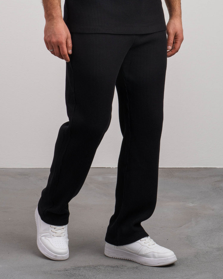 Waffle Pants (Black)