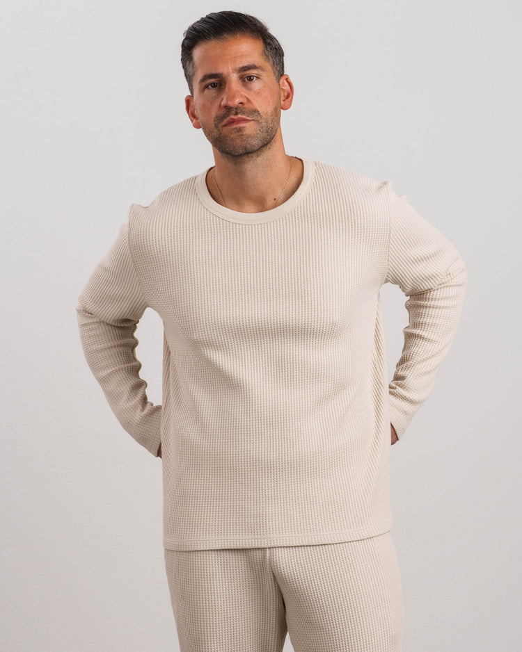 Waffle Longsleeve (Sand)