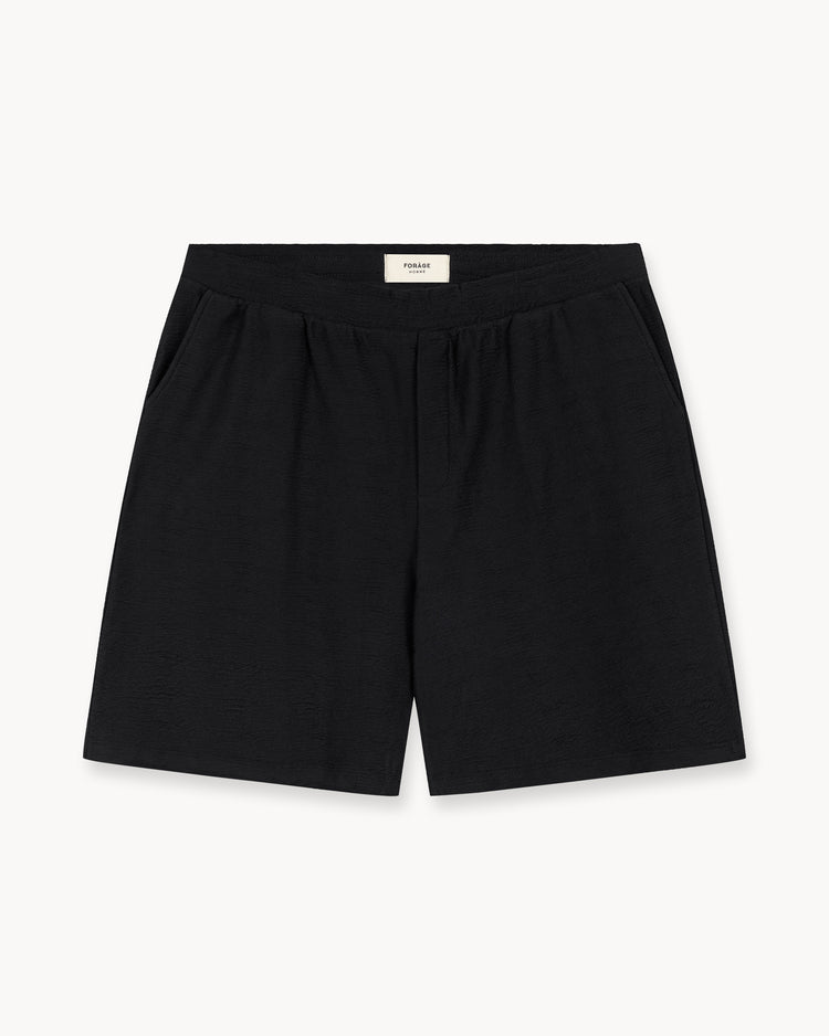 Bouclé Shorts (Black)