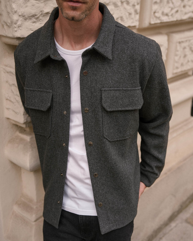 Overshirt (mid grey)
