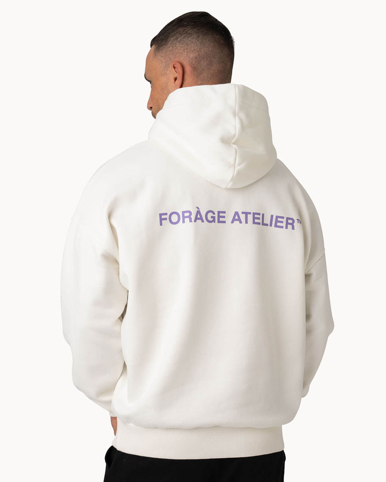 Oversized Forage Atelier Hoodie (offwhite)