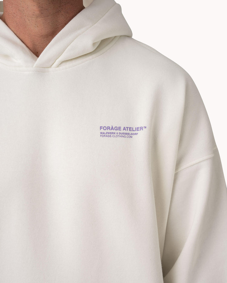 Oversized Forage Atelier Hoodie (offwhite)