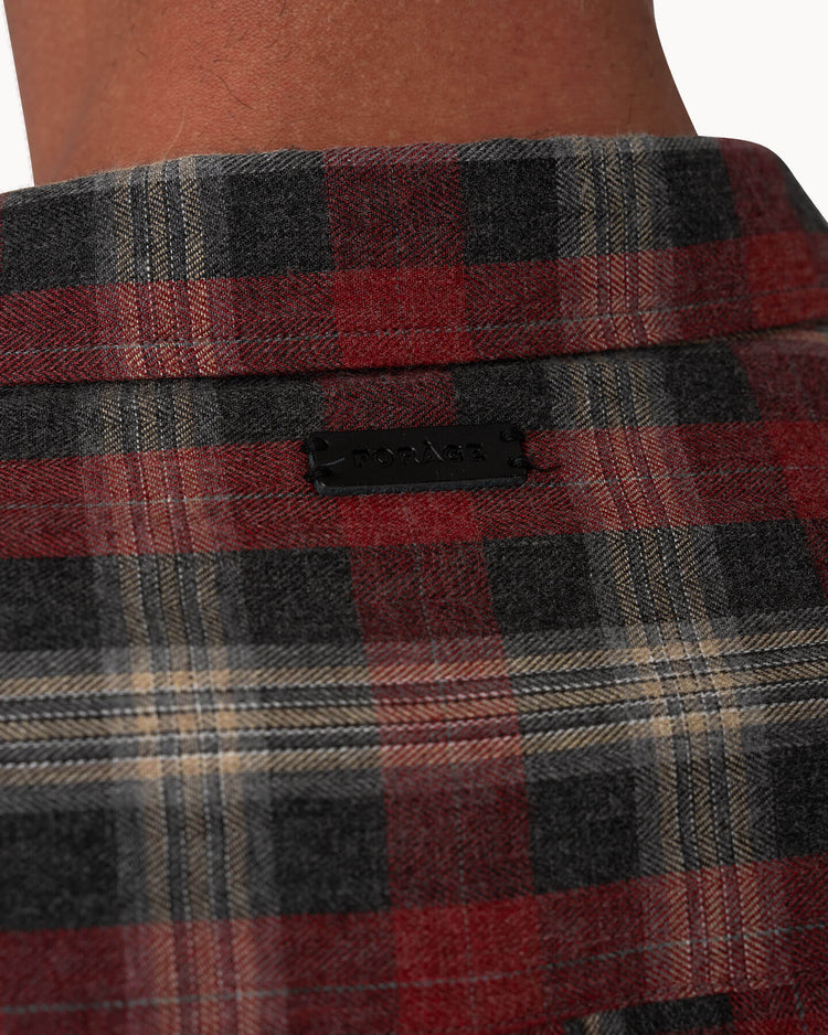Vintage Flannel Shirt (red)