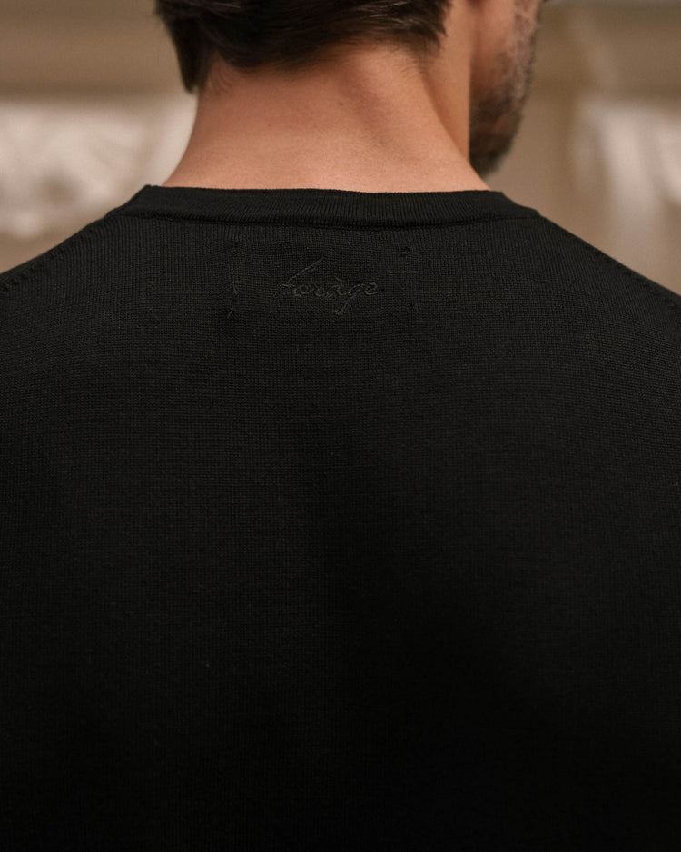 Knit T-Shirt (Black)