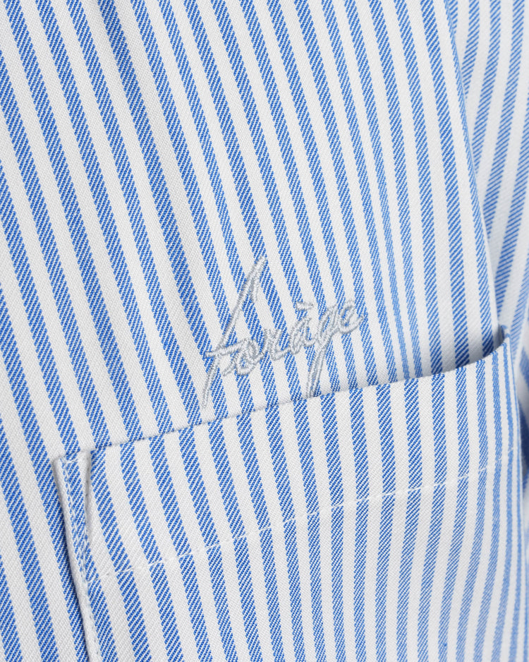 Striped Long Sleeve Shirt (blue/white)