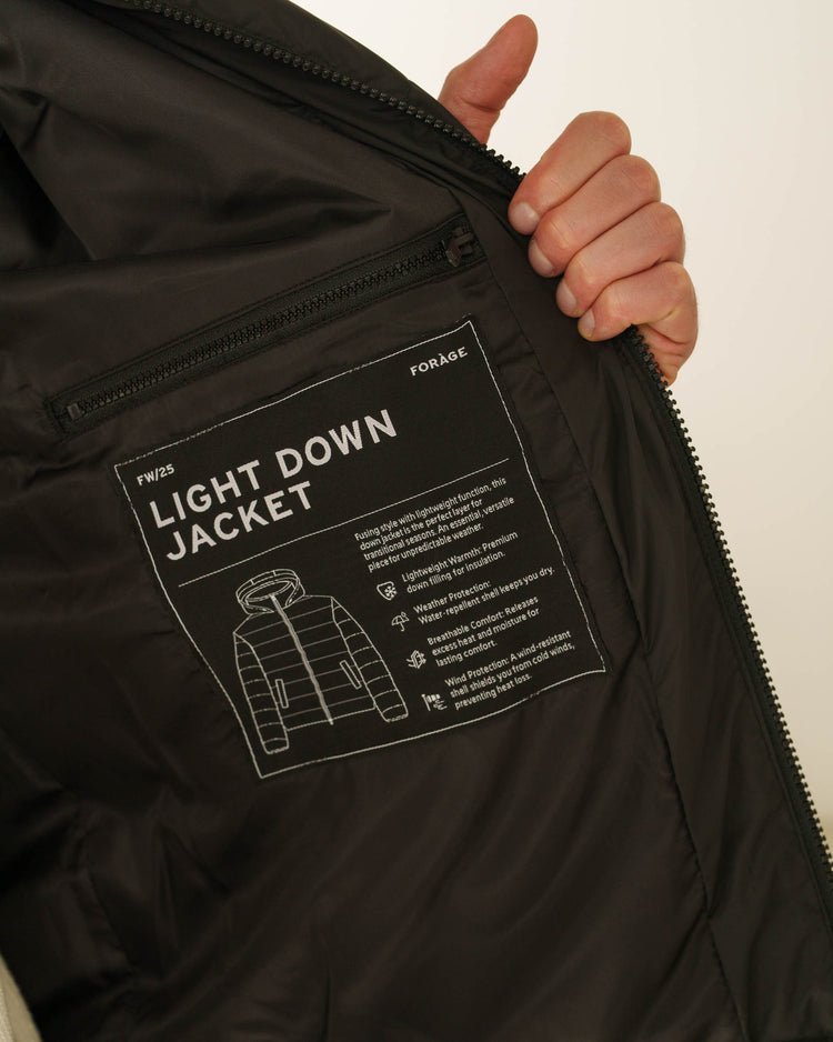 Light Down Jacket (Black)