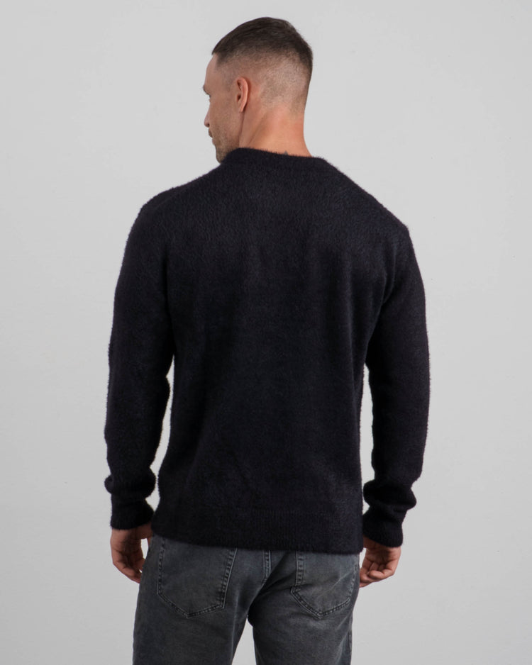 Brushed Knit Sweater (Black)