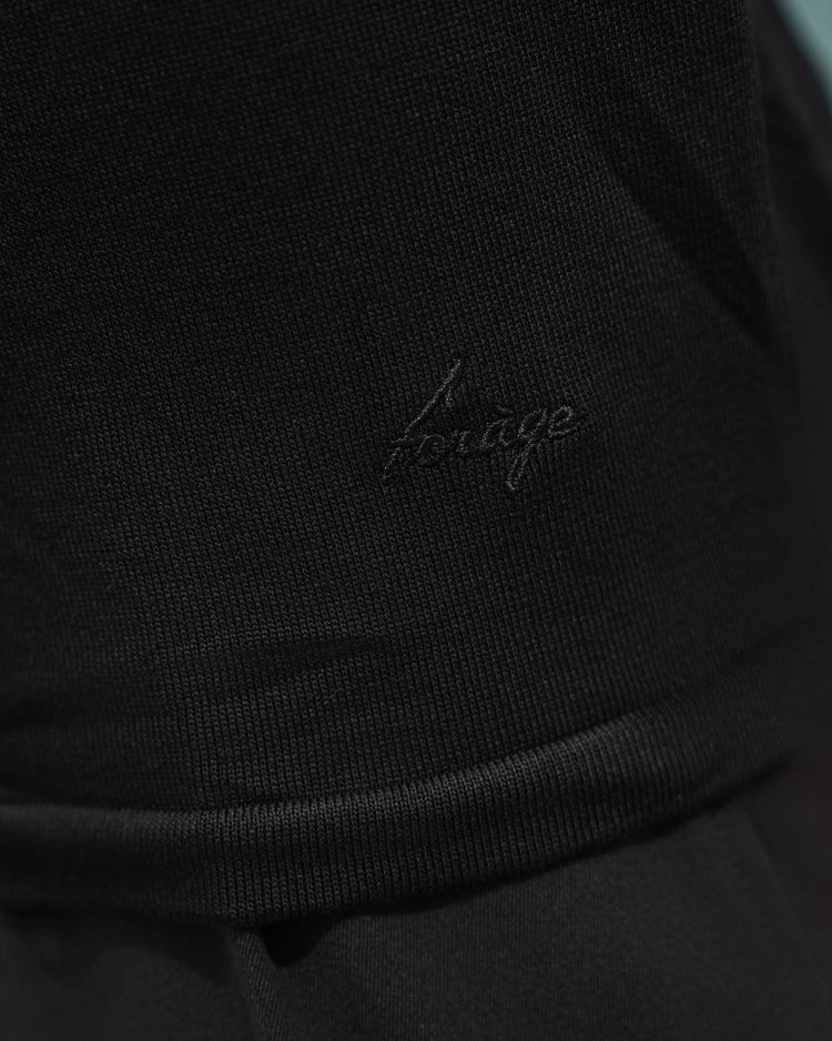 Sleeveless Knit Shirt (Black)