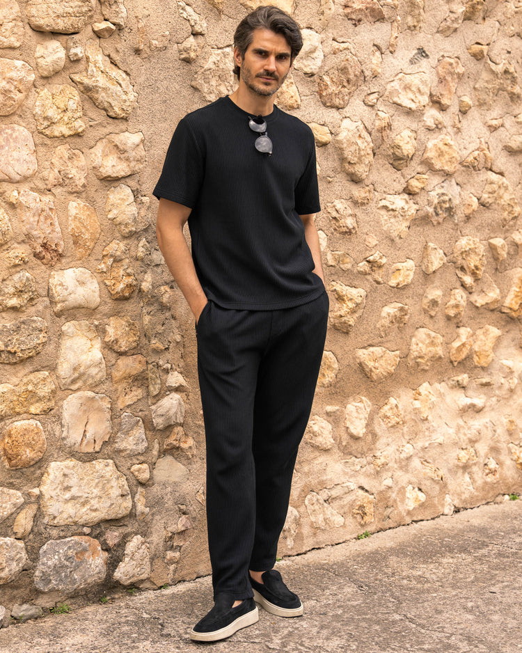 Plissee Pants (Black)