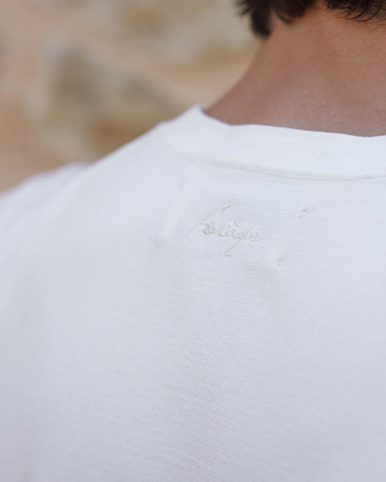 Knit T-Shirt (Off-White)