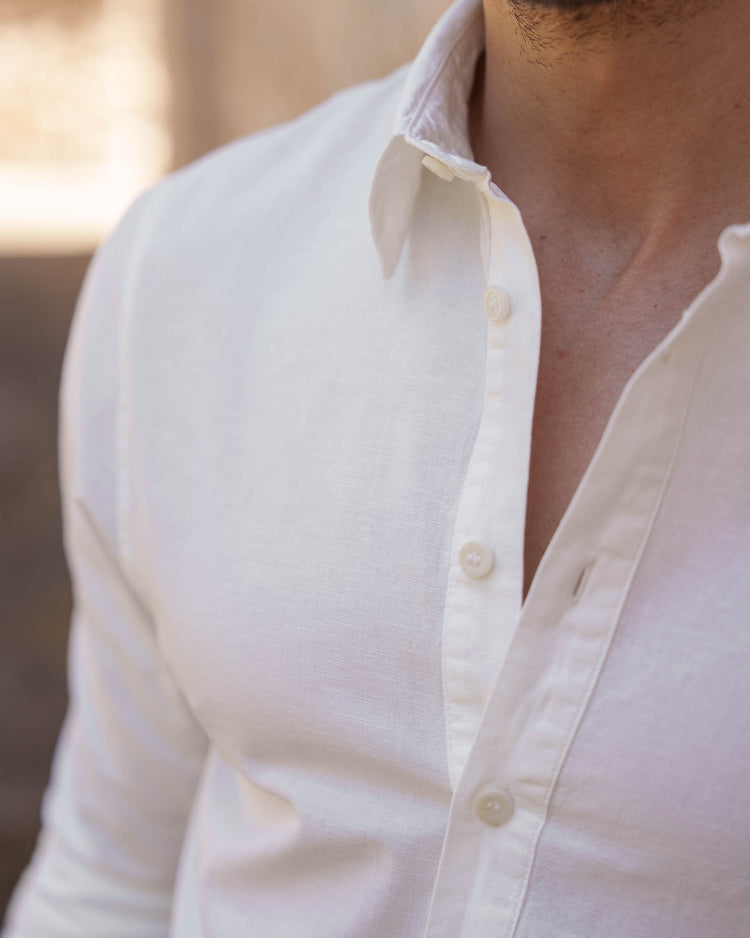Linen Shirt (White)