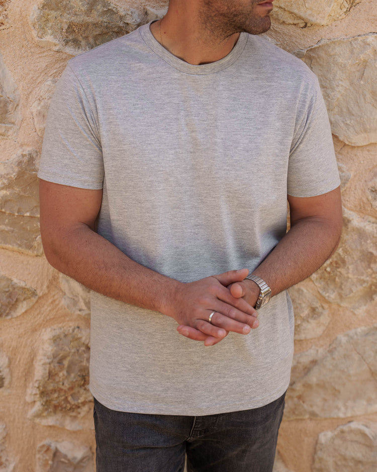 Basic T-Shirt (Grey melange)