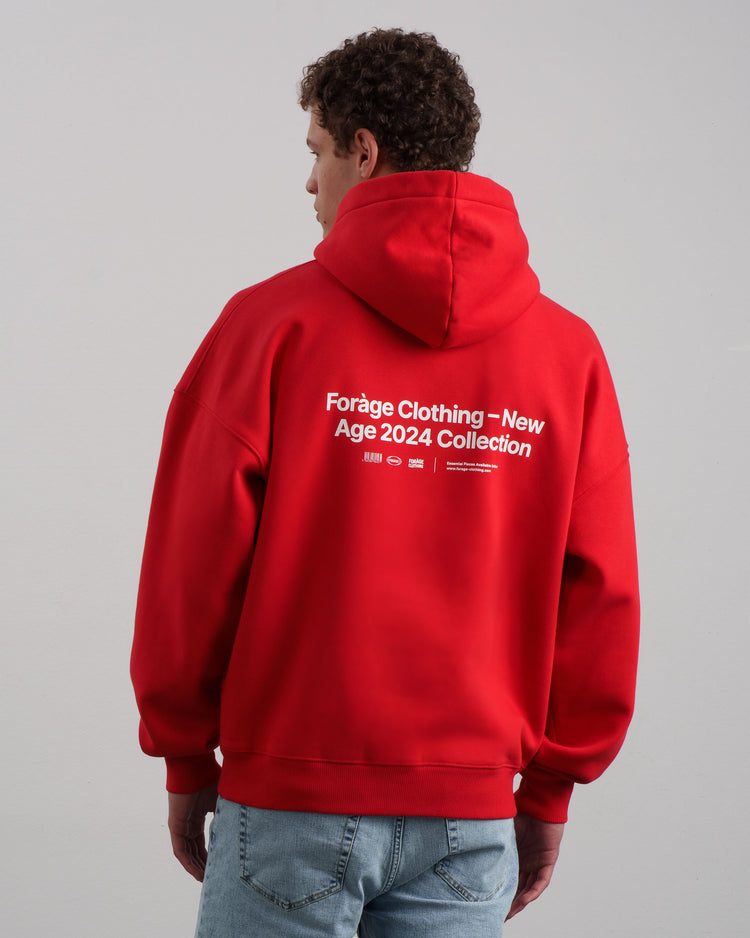 Emblem Hoodie (cherry)
