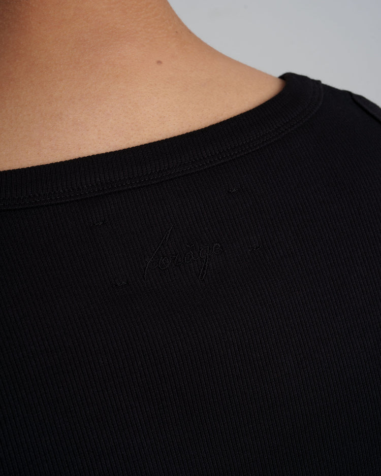 Ribbed Tanktop (black)