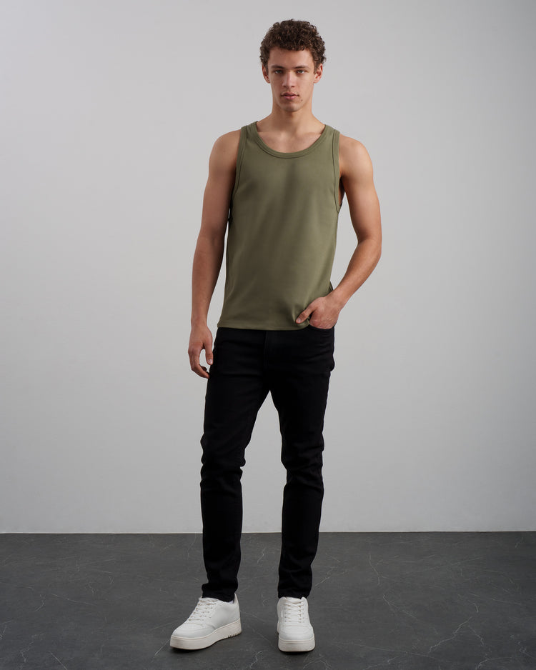 Ribbed Tanktop (green)