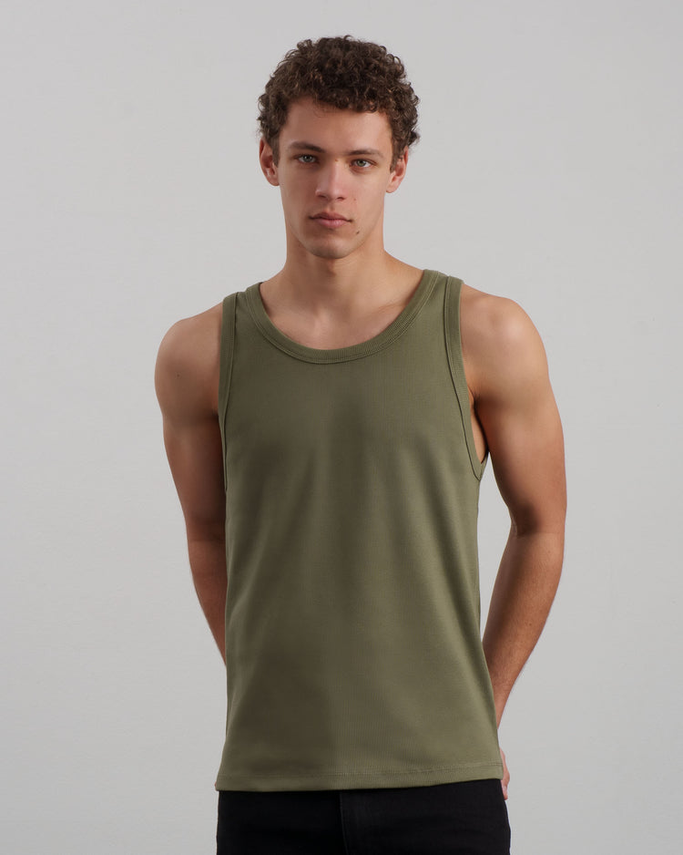 Ribbed Tanktop (green)