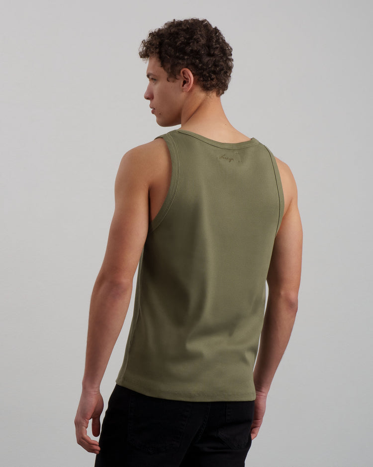 Ribbed Tanktop (green)