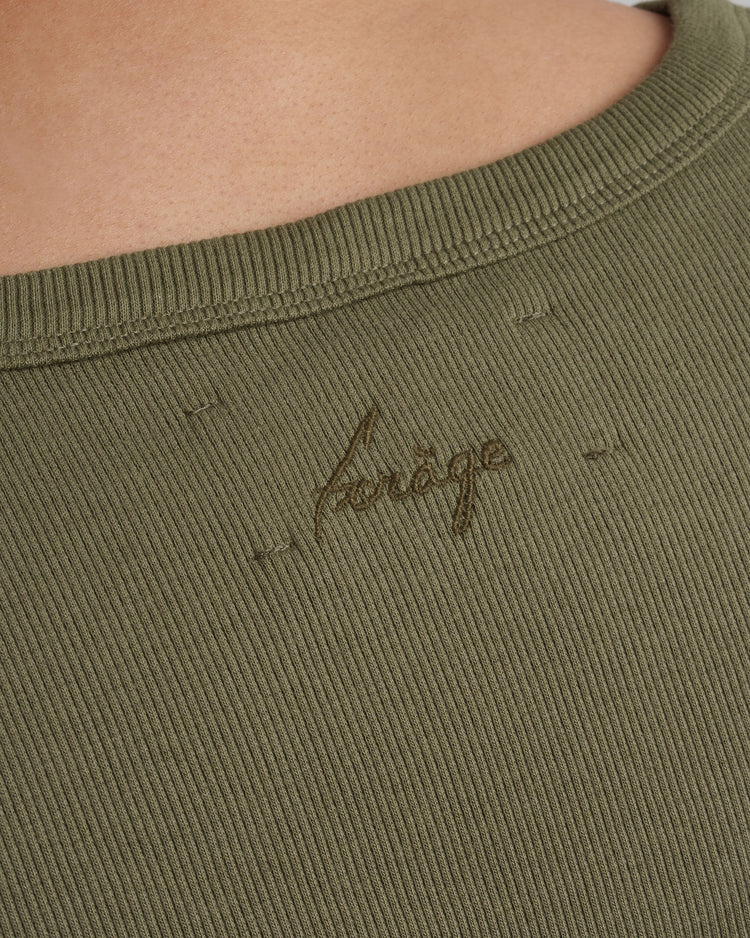 Ribbed Tanktop (green)