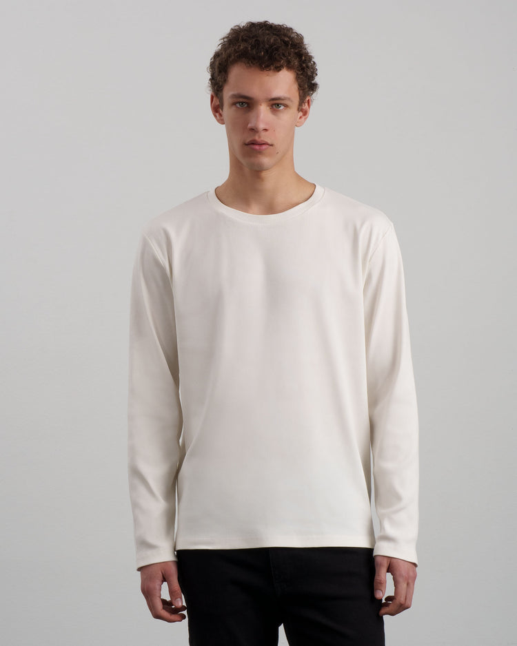Ribbed Longsleeve (off-white)
