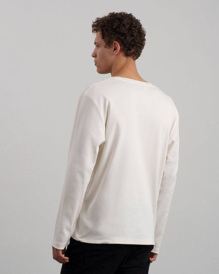 Ribbed Longsleeve (off-white)