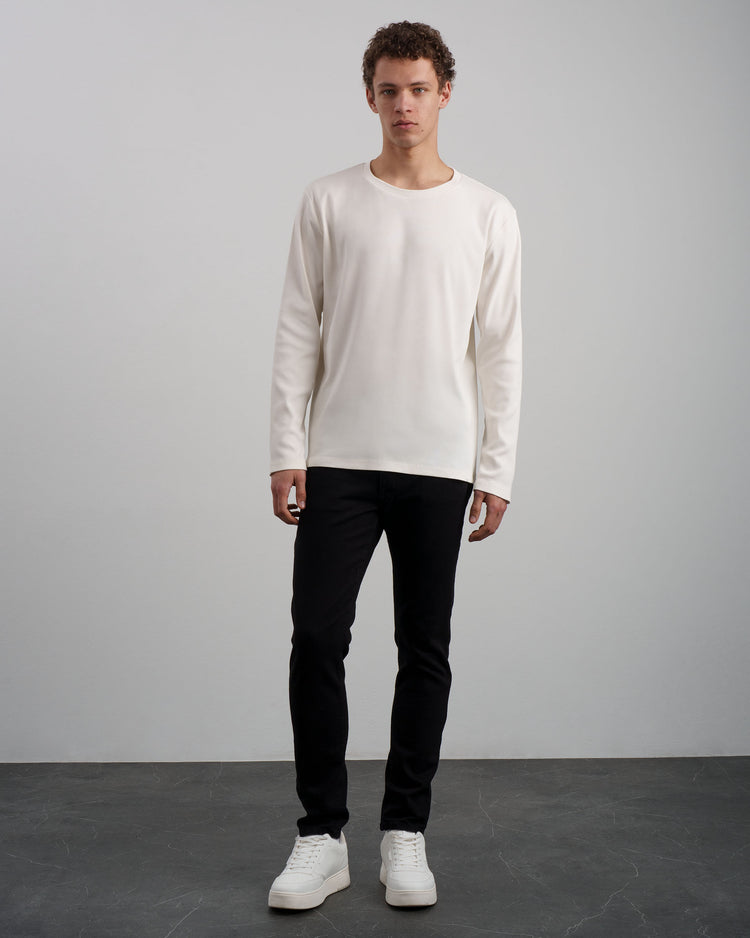 Ribbed Longsleeve (off-white)