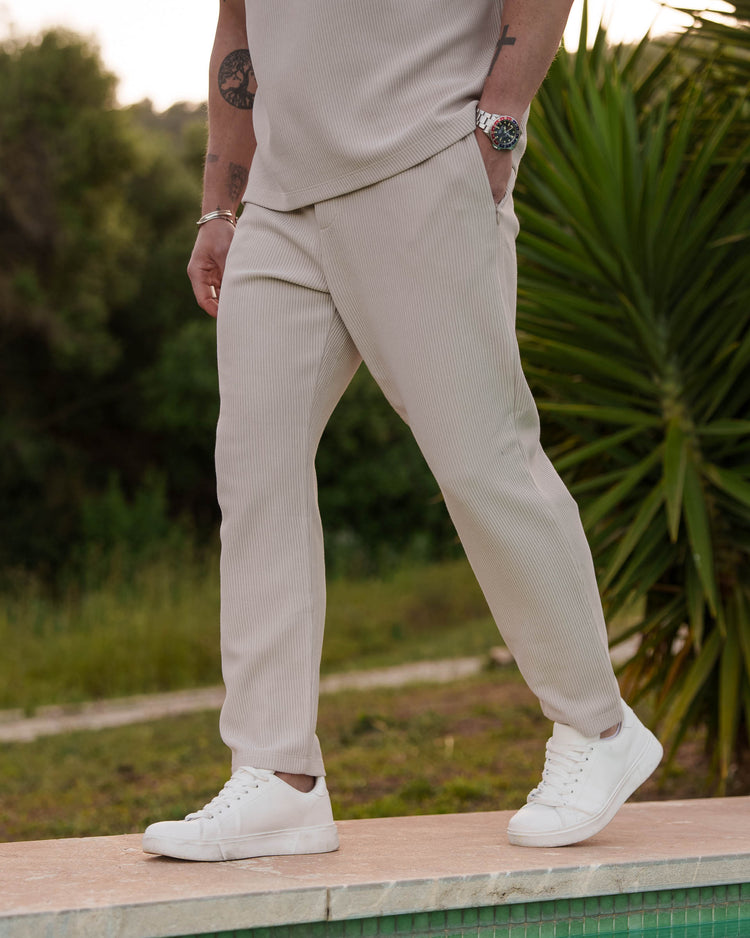 Plissee Pants (Sand)