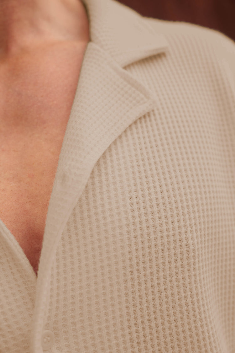 Waffle Short Sleeve Shirt (sand)