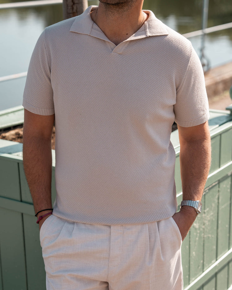 Polo Shirt (Sand)