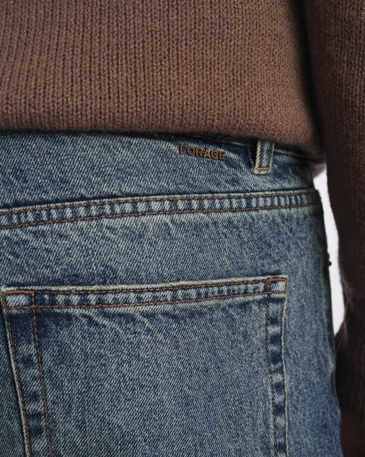 Essential Relaxed Fit Jeans (Sand Blue)