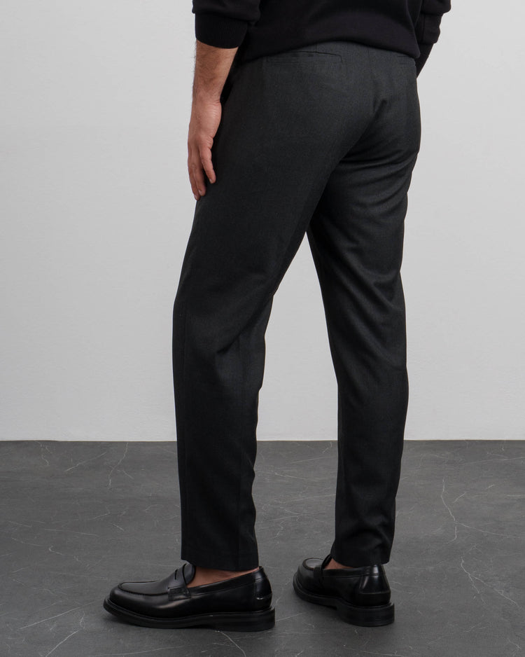 Flanell Slim Fit Pants (Anthracite)