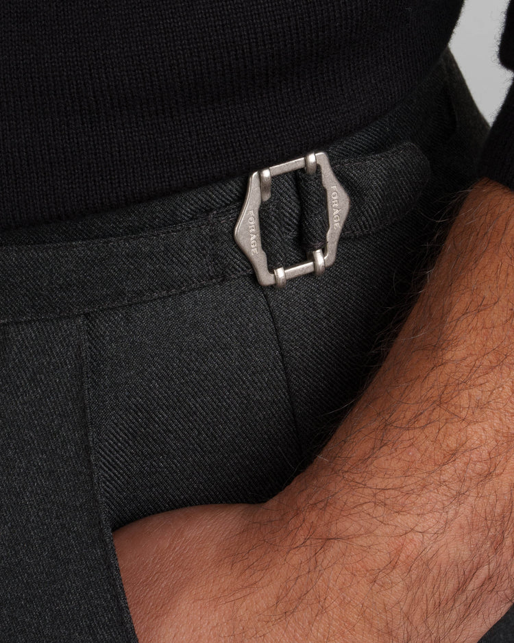 Flanell Slim Fit Pants (Anthracite)