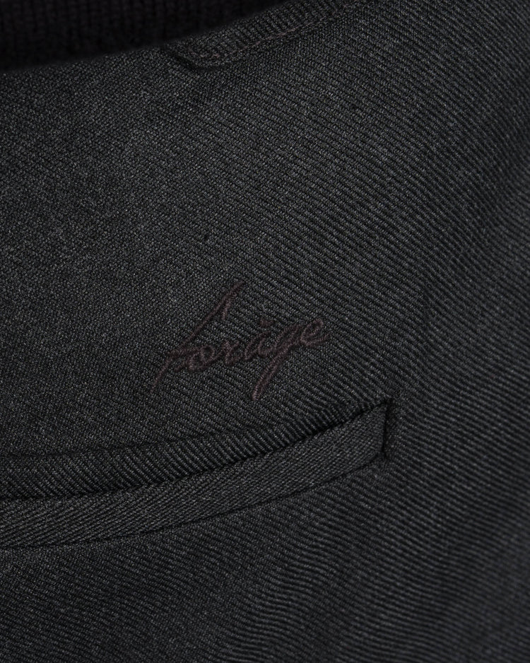 Flanell Slim Fit Pants (Anthracite)