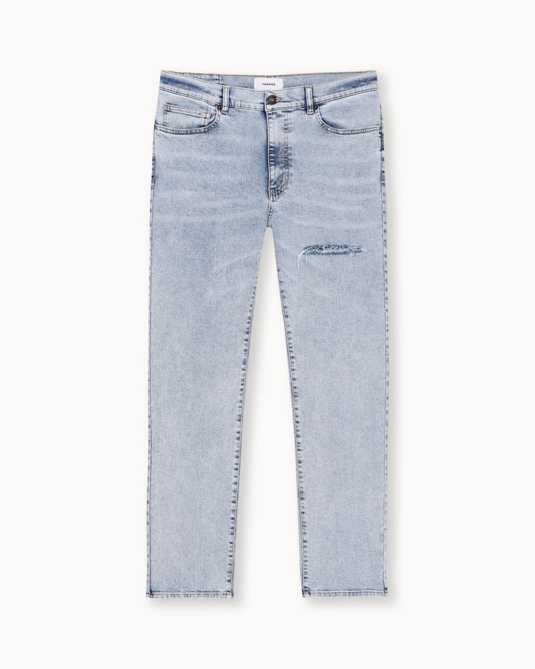 Distressed Regular Fit Jeans (light blue)