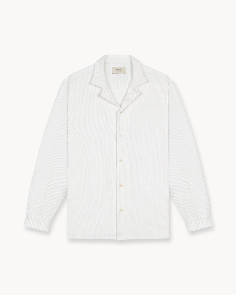 Plissee Shirt (White)