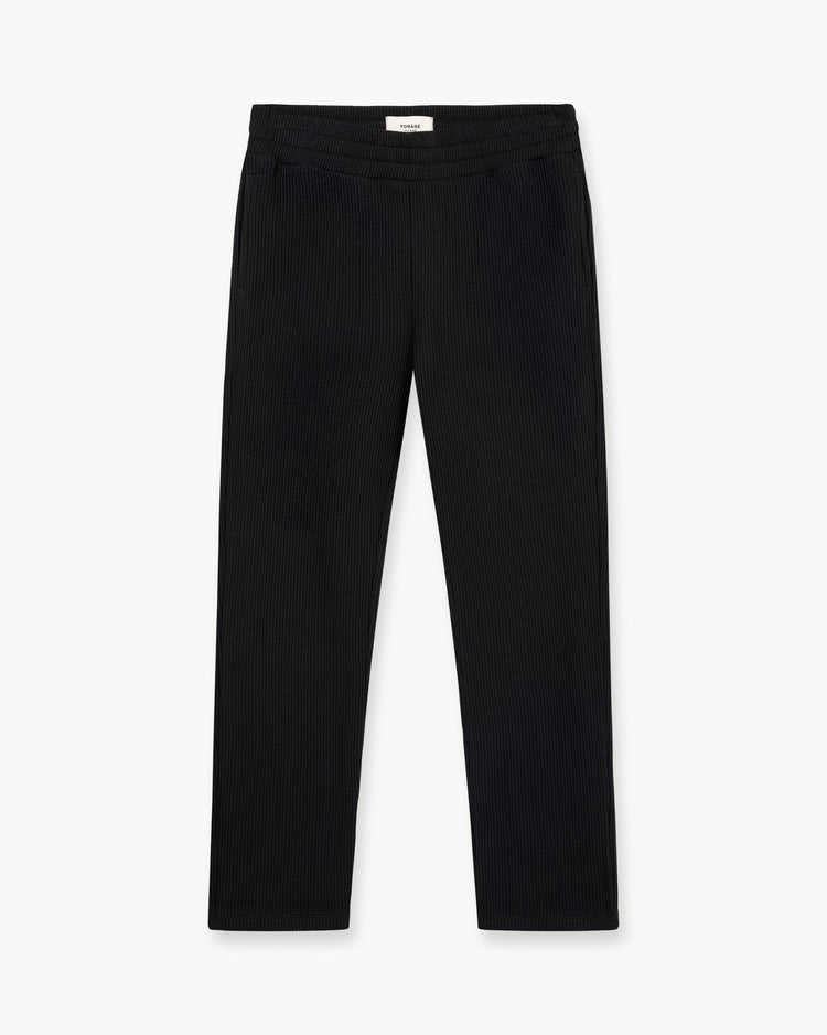Waffle Pants (Black)