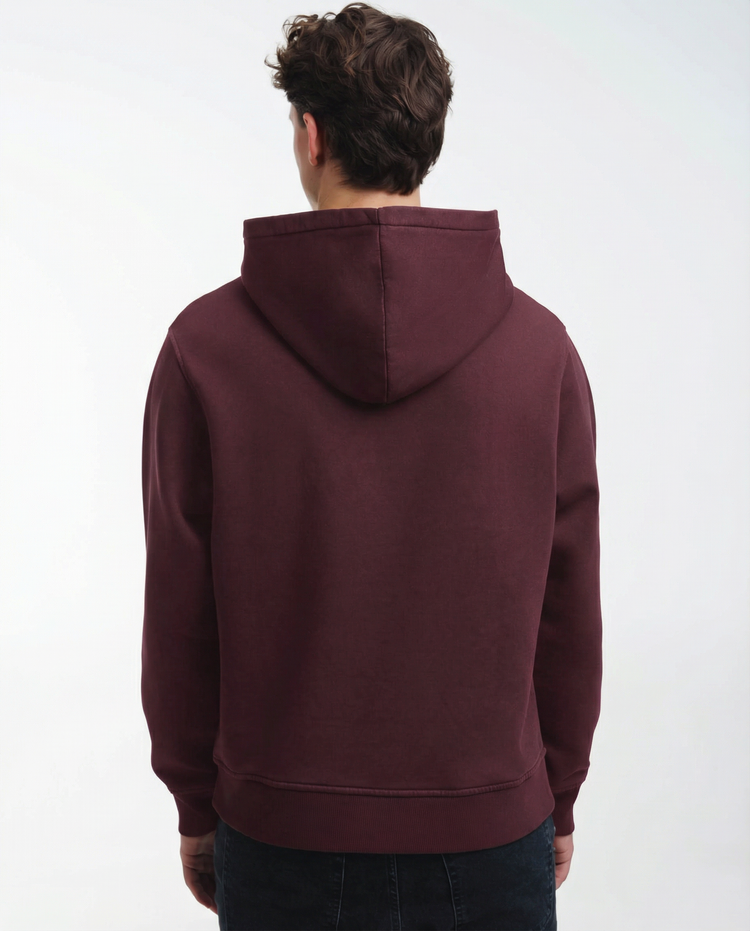 Blank Hoodie (Washed Bordeaux)