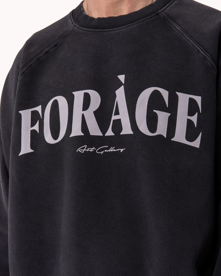 Art Gallery Crewneck Oversized (Vintage Grey)