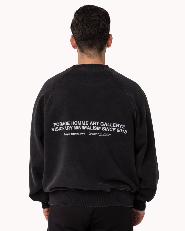 Art Exhibition Crewneck Oversized (Vintage Gray)