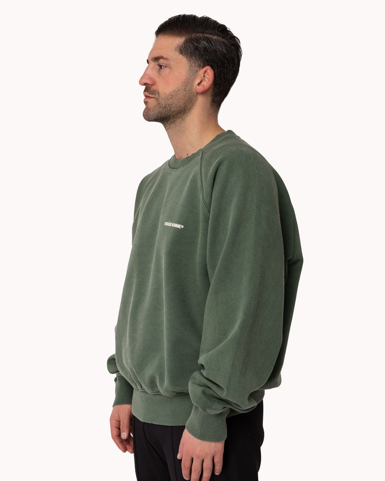Art Exhibition Crewneck Oversized (Vintage Green)