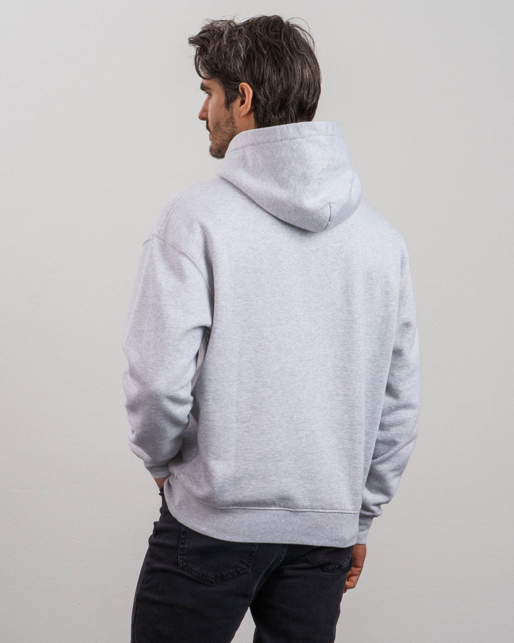 Label Hoodie (grey melange)