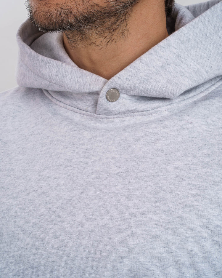 Label Hoodie (grey melange)