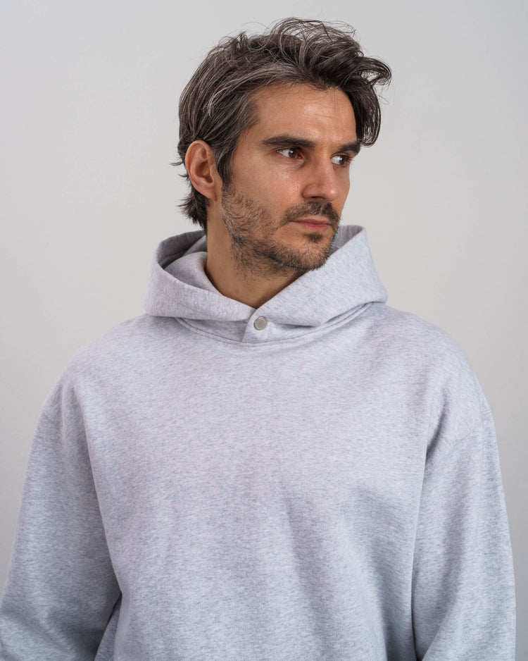 Label Hoodie (grey melange)