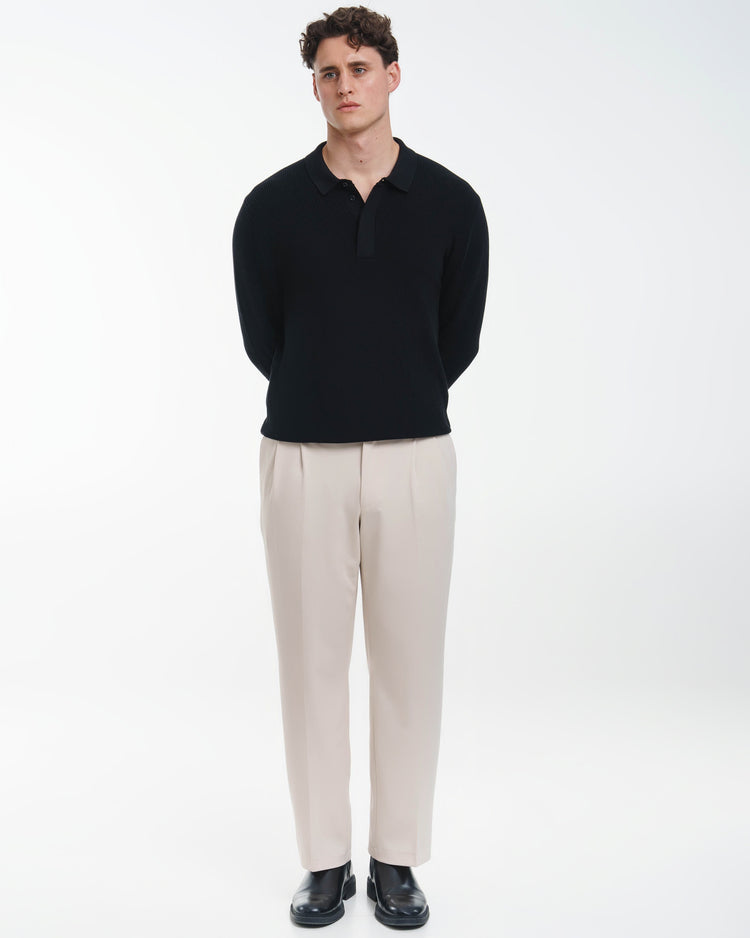 Suit Pants Loose Fit (Sand)