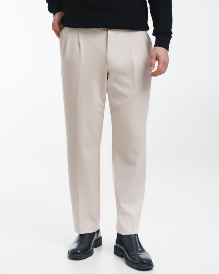 Suit Pants Loose Fit (Sand)