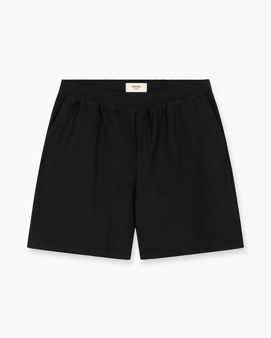Bouclé Shorts (Black)