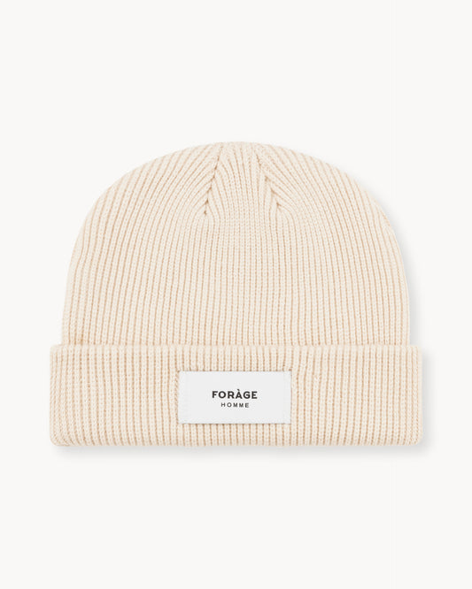 Brand Label Beanie (sand)